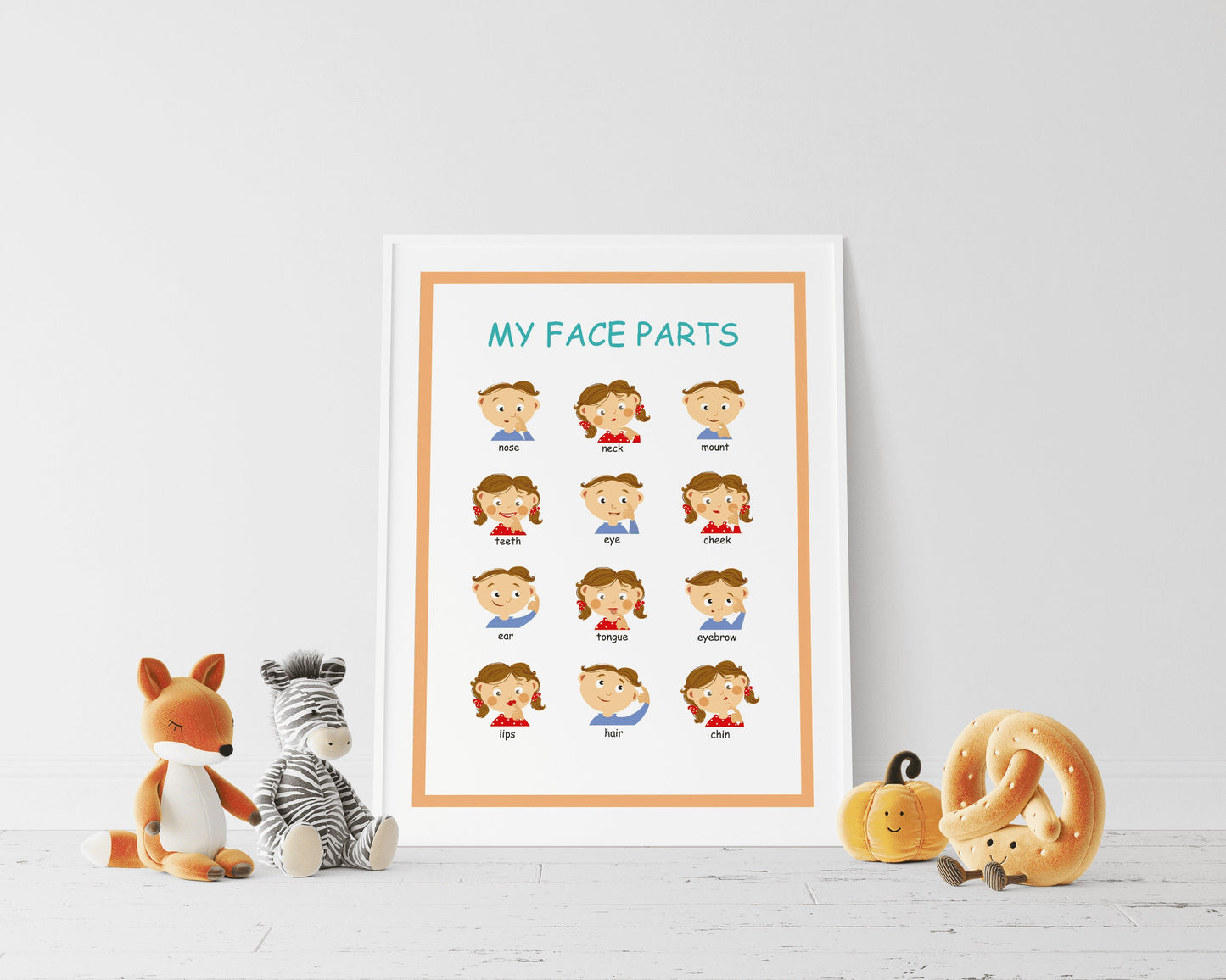 SET OF 9 educational posters, Montessori Classroom Décor, Home-school Prints, Kids Décor, Toddler Playroom Décor, Digital Download