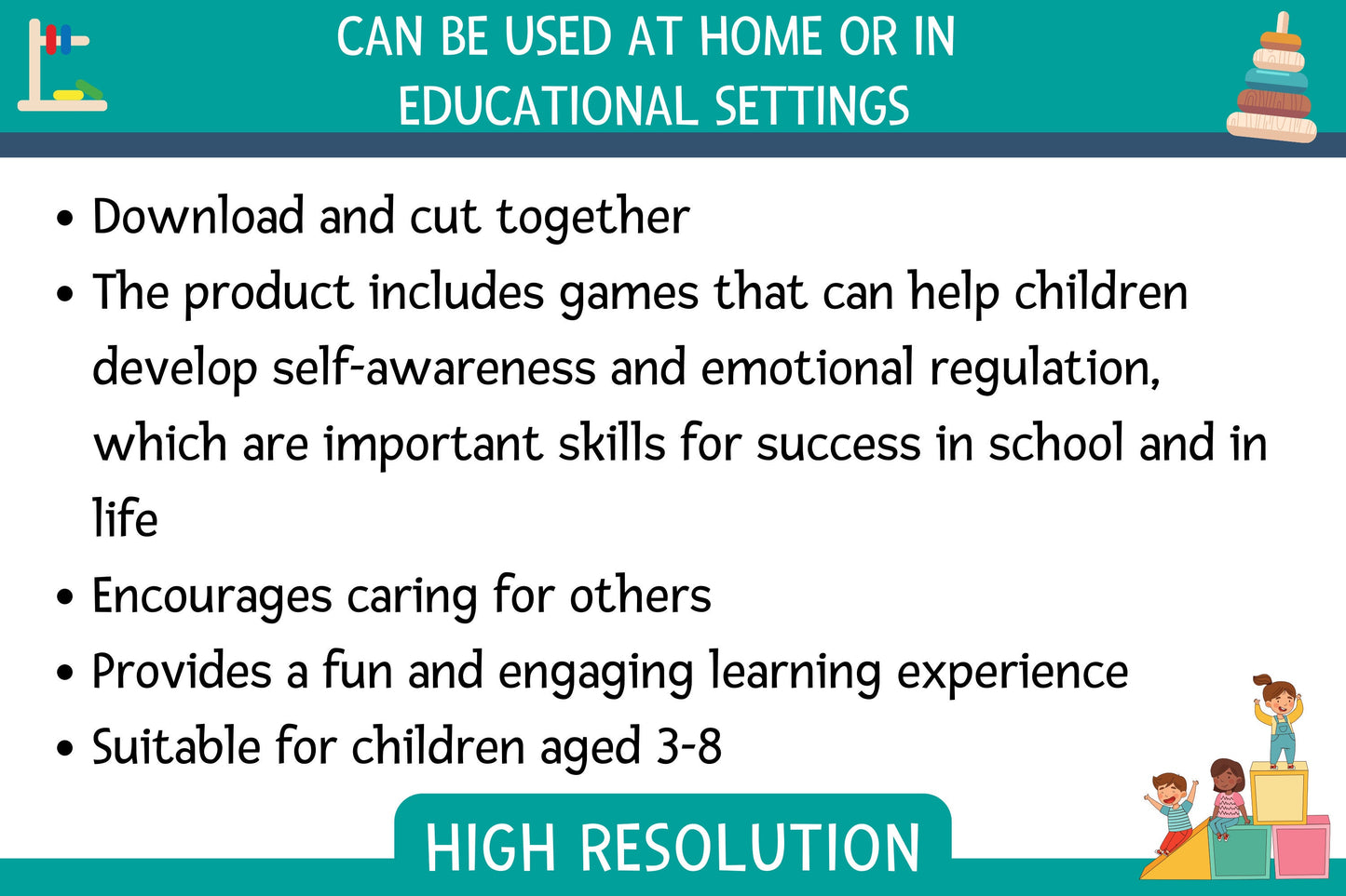 Be Happy Coping Skills, Empathy, Emotional Intelligence Learning Bundle, Activity Worksheets, Mental Health Behaviour Management